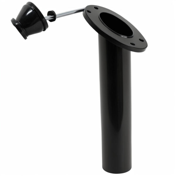 60-Degree Fishing Rod Holder Oval-Flange with PVC Cap - Image 2