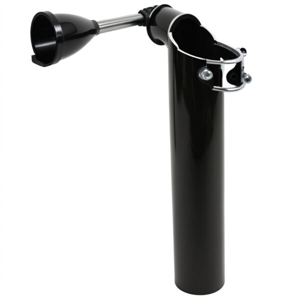 60-Degree Fishing Rod Holder Oval-Flange with PVC Cap - Image 3