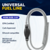 3/8" Universal Outboard Fuel Line with Primer Bulb, 6-Foot Long, 6' Long, EPA/CARB - Image 2