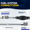 3/8" Universal Outboard Fuel Line with Primer Bulb, 6-Foot Long, 6' Long, EPA/CARB - Image 4