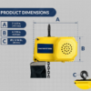 Electric Chain Hoist 660LBS / 300KG, 6 FT Remote Control, 120 V / 60 HZ - Image 3