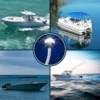 LED Anchor Navigation Lights, Removable Boat Light Pole, USCG 2NM, 24 Inch - Image 3